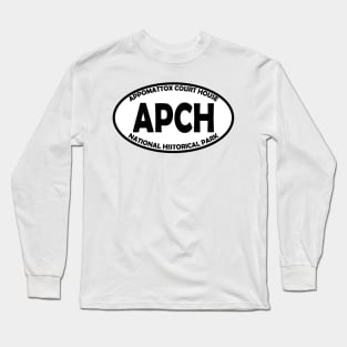 Appomattox Court House National Historical Park oval Long Sleeve T-Shirt